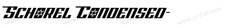 Schorel Condensed字体转换